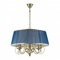 Подвесная люстра Диаметр 56 см Odeon Light Niagara 3921/4 бронза/ткань/стекло