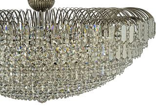 Люстра подвесная *80*60 см, 16*E14*40W, Arti Lampadari Salentino Salentino E 1.5.80.101 N, никель