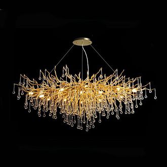 Подвесная люстра MARIAN B L180 180**75 см, 15*G9*40W, ImperiumLoft MARIAN01, Золотистый