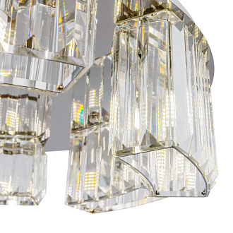 Подвесная люстра Maytoni Colline MOD083PL-06CH, диаметр 60 см, хром