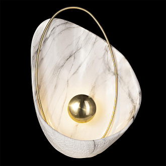 Бра LOFT IT LED Clam 10043 White, 3W LED, 3000K, золото