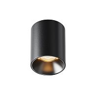 Потолочный светильник 7,5 см, LED*8W, 2700K, Maytoni Alfa LED 50° C064CL-8W2.7K-RD-B, Черный