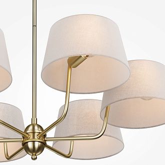 Подвесной светильник 85*106 см, 6*E14*40W, K, Maytoni Modesto MOD360PL-06BS, Латунь
