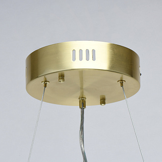 Люстра с  пультом 60*175 см,  золото/прозрачный MW-Light Аделард 642014901