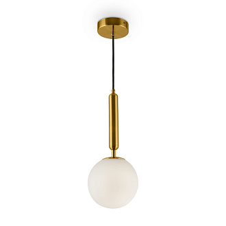 Светильник подвесной 15 см Freya Zelda FR5124PL-01BS, латунь