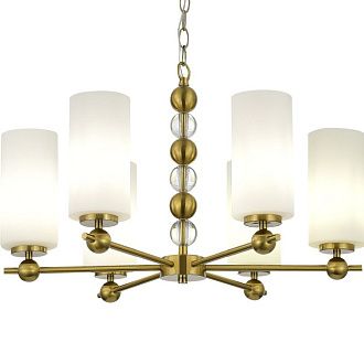 Подвесная люстра *63*99 см, 6*E27, 240W, ST-Luce Aurora SL2003.303.06, латунный