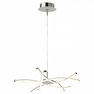 Подвесная люстра Mantra Aire Led 5914, LED, диаметр 70,7 см., цвет серебро.