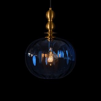 Подвесной светильник *25*-22,5 см, 1*E27*40W, LOFT IT Melon 10426 Blue, бронзовый