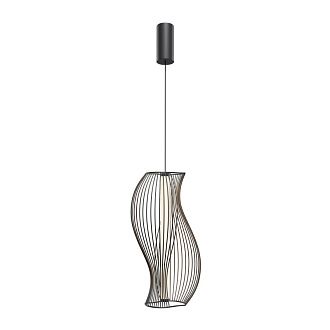 Подвесной светильник 20,9*17*352 см,  LED, 20W, 3000К, Maytoni Shadows of the past MOD263PL-L20B3K черный