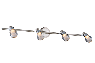 Спот L920 x W180 x H160, мм, 4*15W (60W), CH+SN(Хром+Сатин никель) Sfera Sveta 9074-04/I102 CH+SN