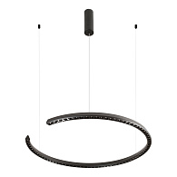 Подвесной светильник 80*35/140 см, 1*LED*55W 4000K Lussole Shoe LSP-0929 черный
