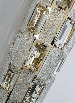 Бра 8852-1GD, 50/ 12 LED, 30W, 3000/4000/6000K, Alva Donna,
