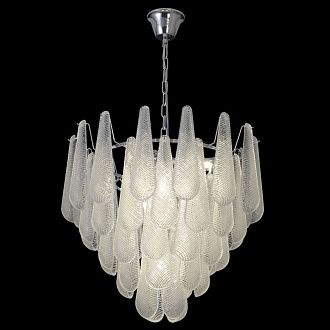 Подвесная люстра 56 см, Crystal Lux FONTAIN SP10 CHROME, хром
