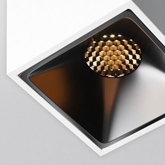 Потолочный светильник 6*8 см, *LED*8W, 2700K, Maytoni Alfa LED C065CL-8W2.7K-SQ-WB, Белый
