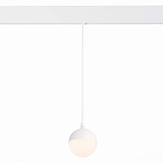 Магнитный трековый светильник подвесной 9 см, 7W, 3000K ST LUCE SKYLINE 48 ST358.533.07 Белый