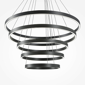 Подвесной светильник 90*20*300 см, LED*174W Rim 3000К-4000К MOD058PL-L200BK Maytoni, Черный