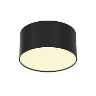 Накладной светильник 12*12*6 см,  LED, 12W, 3000К, Maytoni Technical Zon C032CL-12W2.7K-RD-B черный
