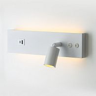 Светильник с выключателем 8*30 см, 14W, 3000K Белый Citilux Декарт CL704460 LED USB