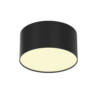Накладной светильник 12*12*6 см,  LED, 12W, 3000К, Maytoni Technical Zon C032CL-12W2.7K-RD-B черный