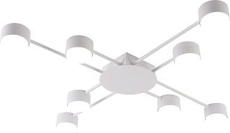 Люстра L835 x W835 x H70, мм, 8*15W (120W), WT (Белый) Rilon GX3734-8 WT