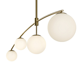 Светильник 120 см, Freya Hanger FR5443CL-04BS, латунь