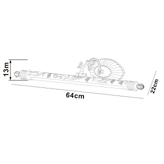 Подсветка 64 см LED Arte Lamp A6308AP-1AB бронза