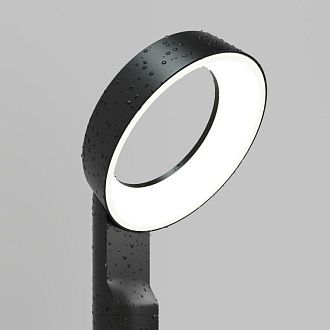 Садово-парковый светильник 16,5*18*80- см, *LED*12W, 3000K, Denkirs SANVIK DK9718-BK, черный алюминий