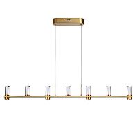 Подвесной светильник *5*200- см, 7*LED*40W, 3000K, Odeon Light Defance 7144/45L, бронзовый