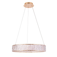 Подвесная люстра 60 см, 32W, 3000K, Divinare TERESA 1134/17 SP-32, латунь