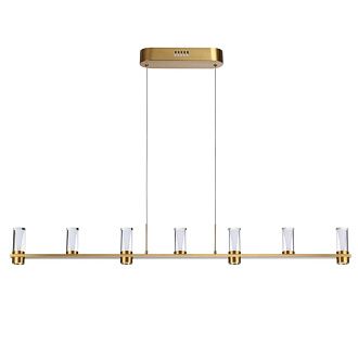 Подвесной светильник *5*200- см, 7*LED*40W, 3000K, Odeon Light Defance 7144/45L, бронзовый