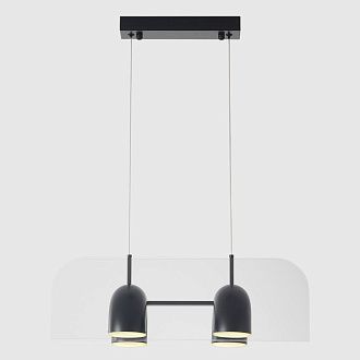 Светильник подвесной 49,5*25,2*16-223,5 см, *LED*24W, 4000K, Crystal Lux Element ELEMENT SP24W LED BLACK, Черный