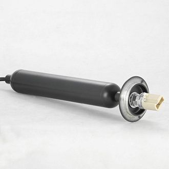 Подвесной светильник диаметр 15 см Lussole Cleburne LSP-8587 черный
