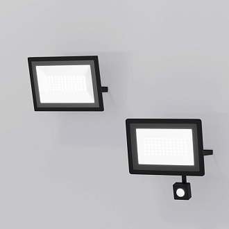 Прожектор 21 см, 50W, 4000K, Maytoni Flood FL001-L50B4K, черный