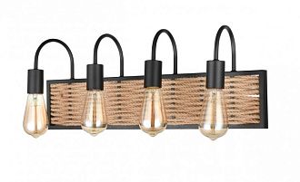 Бра 15*60*24 см, 4*E27 черный, коричневый Vele Luce Tower VL6362W04