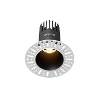 Встраиваемый светильник DL120-10W-2.7K-TRS-B **-9,7 см, *LED*10W, K, Maytoni technical Dip DL120-10W-2.7K-TRS-B, Черный, вр 5,8 см