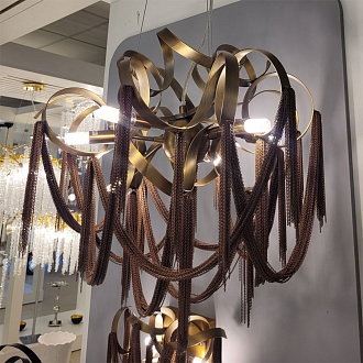 Люстра 46*46*167,6 см, 6 G9*40W, Odeon Light Chainy, черный 5067/6