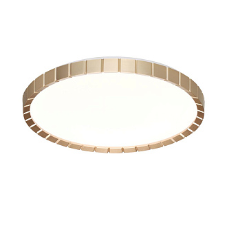 Cветильник 48,6*5,9 см, LED 70W, 3000-6000 К, IP43, белый/золотой, пластик Sonex Atabi Gold, 7648/EL
