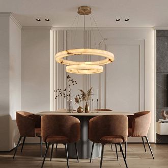 Подвесной светильник *60/40*6/5-180 см, *LED*58W, 3000-6000K, MODELIGHT  MDL.8484.600.400PL BS, Латунь