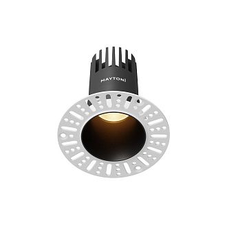 Встраиваемый светильник DL120-10W-2.7K-TRS-B **-9,7 см, *LED*10W, K, Maytoni technical Dip DL120-10W-2.7K-TRS-B, Черный, вр 5,8 см