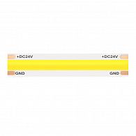 Светодиодная лента 24V СОВ 12 Вт/м  6000K  IP20 Maytoni Technical Led Strip 10184, цена за метр, катушкой по 5 м