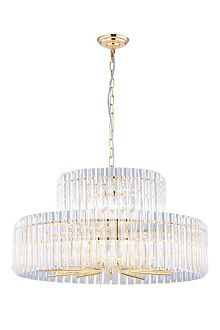 Люстра Ø800 x H430 (1200), мм, 18 x 40W (720W), H GOLD (Золото) NewRgy L3-ф800 H GOLD