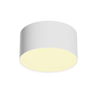 Накладной светильник 12*12*6 см,  LED, 12W, 3000К, Maytoni Technical Zon C032CL-12W2.7K-RD-W белый