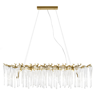 Подвесная люстра 120 см, Loft IT Waterfall 10350/1200L AB, бронза