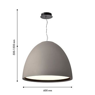 Подвес *60*50-150 см, 1*LED*50W, 3000K, Favourite Halva 4813-6P, черный