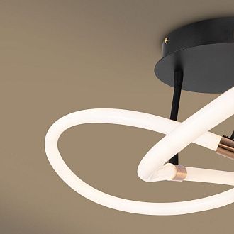 Светильник *60*-23 см, *LED*44W, 4000K, Freya Нарядный/Fancy FR6059CL-L35B, Черный с Золотом