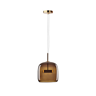 Светильник подвесной LOFT IT LED Dauphin 10040A, 12W LED, 3000K, диаметр 26 см, золото