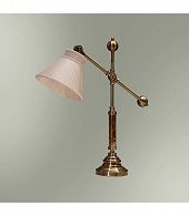 Настольная лампа Good light (Фотон) с абажуром 21-08.56/3856, бронза, бежевый