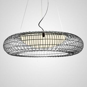 Подвесной светильник ECLIPSE 61*61*13,5 см, 1*LED*24W, ImperiumLoft ECLIPSE01, Чёрный