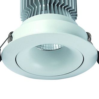 Светильник встраиваемый 10,7*9,5 см, вр 9,5 см, *LED*12W, 3000K, Mantra Formentera MANC0077, матовый белый