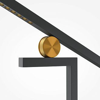 Торшер 80*30*189 см, LED, 3000К, Maytoni Emphaty MOD363FL-L14B3K черный